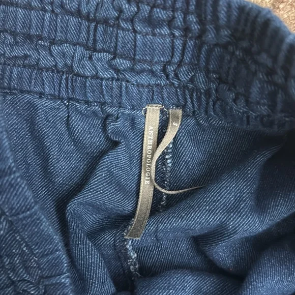 Anthropologie pull on denim shorts - Picture 2 of 2